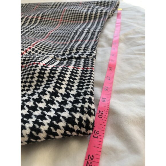 Talbots Houndstooth Plaid Pencil Skirt Womens 22W Office Wool Blend Old Money - Picture 5 of 7